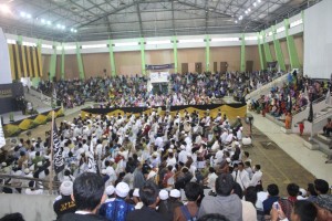 16 - 2.000 Peserta KIP padati Gedung GOR Hasanudin HM Banjarmasin