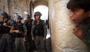 tentara israel tangkap anak palestina