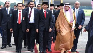 Raja salman dan Jokowi